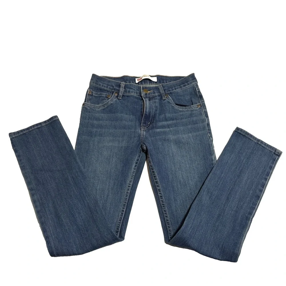 Levi's 510 Skinny Jeans Women's size 16 Reg W28 L28 Medium Wash Stretch Denim u